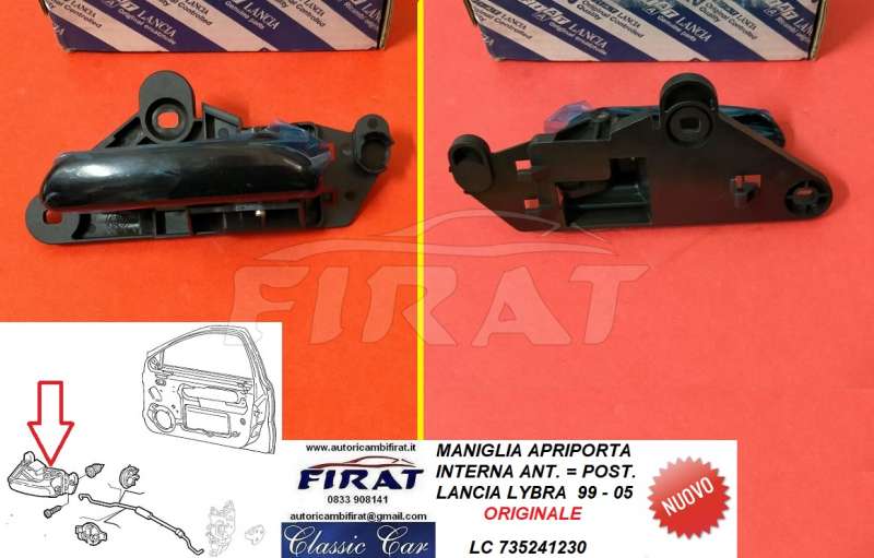 MANIGLIA APRIPORTA LANCIA LYBRA DX (735241230)